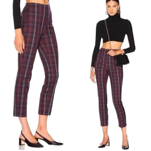 Rag & bone | Plaid Simone Skinny Pants‎ - Picture 1 of 10